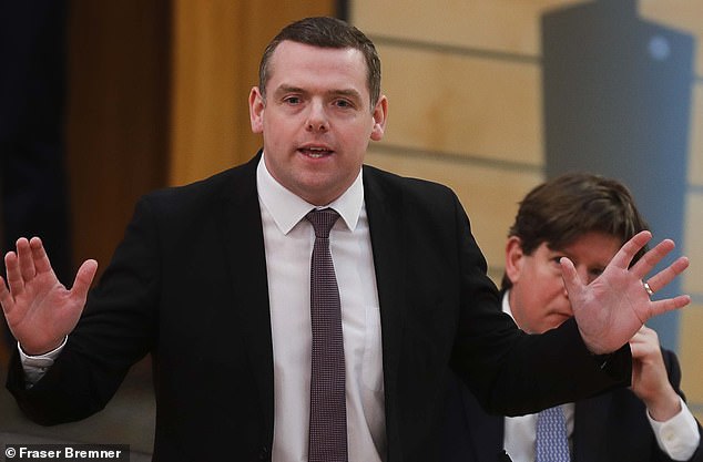 now help us defeat the scottish government, says douglas ross