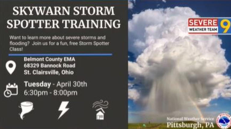 Free Skywarn spotter class for severe weather observation by National ...