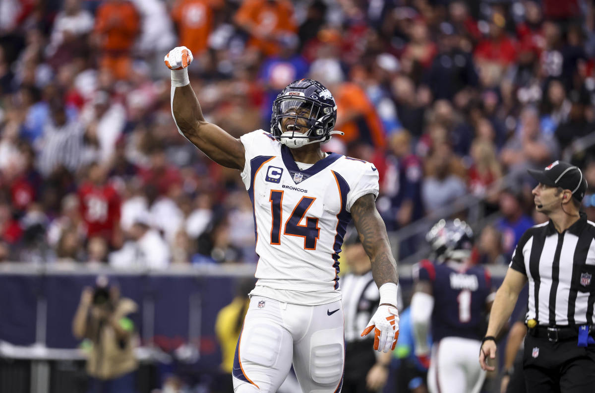 broncos turned down trade offers for courtland sutton, will remain in denver for now