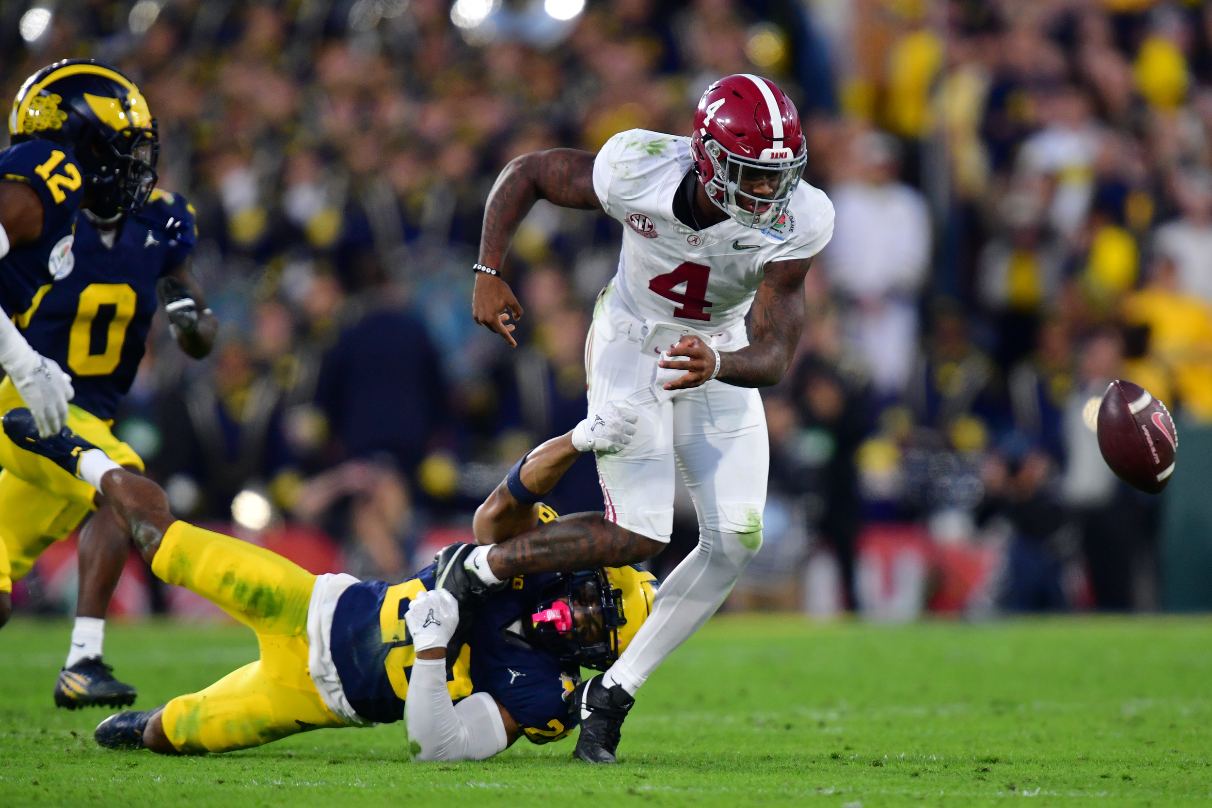 alabama qb jalen milroe won't commit to saying michigan cheated