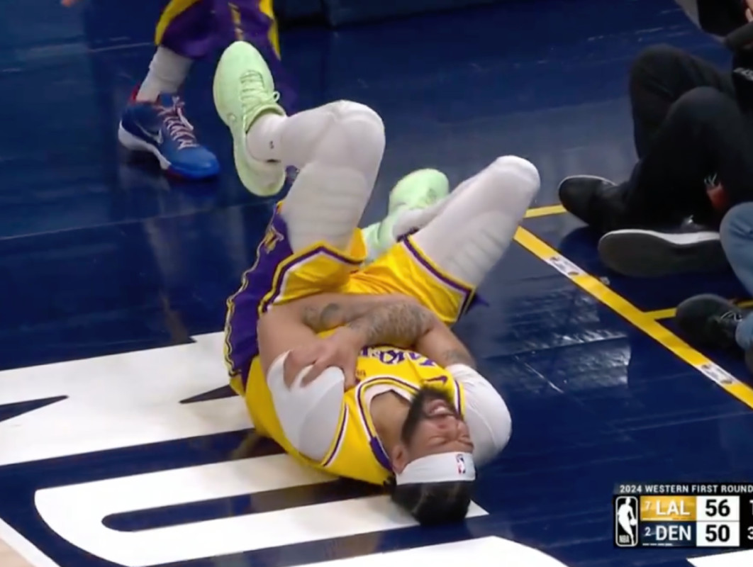 anthony davis exits lakers-nuggets game 5 after trying to fight through injury