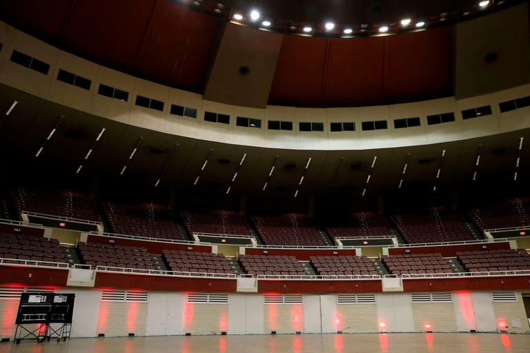 The Arena at the Kay Bailey Hutchison Convention Center, once called Memorial Auditorium, in Dallas on May 27, 2016.