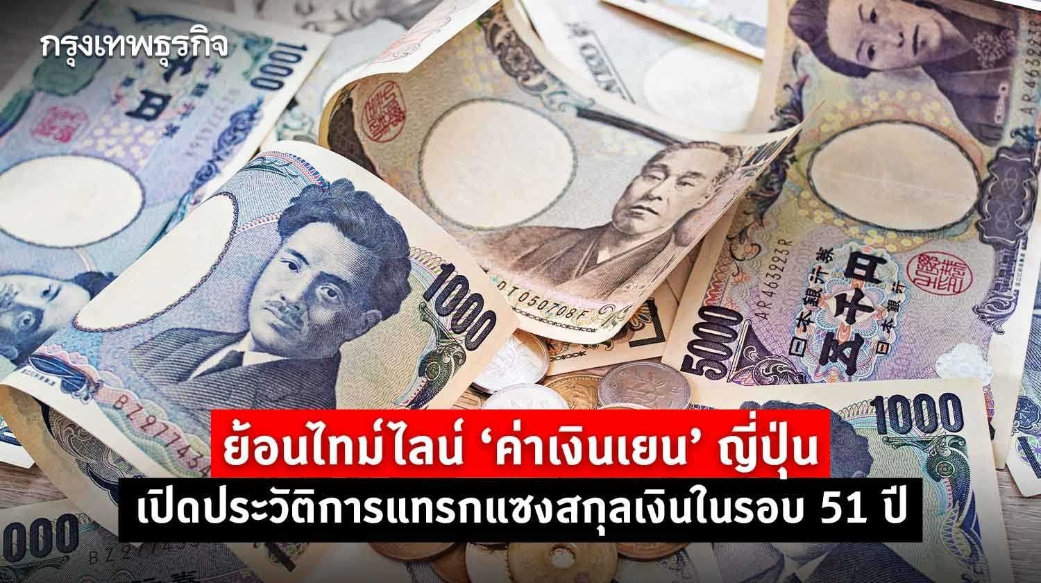 ย้อนไทม์ไลน์ ‘ค่าเงินเยน’ ญี่ปุ่น เปิดประวัติการแทรกแซงสกุลเงินในรอบ 51 ปี