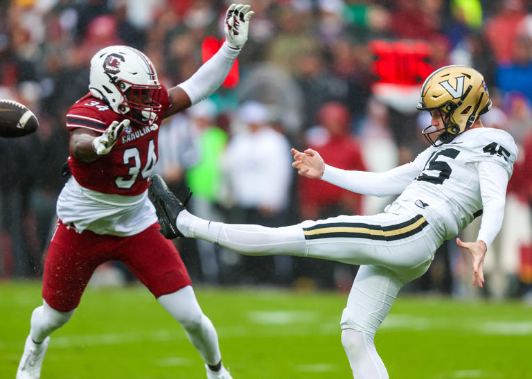 Saints brought in another Australian punter to compete with Lou Hedley