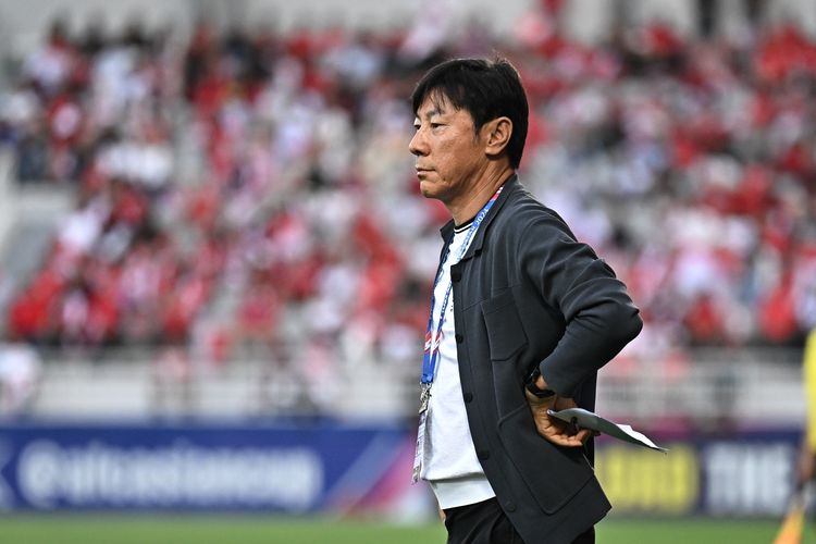 shin tae-yong usai timnas u-23 indonesia kalah dari uzbekistan, pemain gugup karena ingin sekali cetak sejarah
