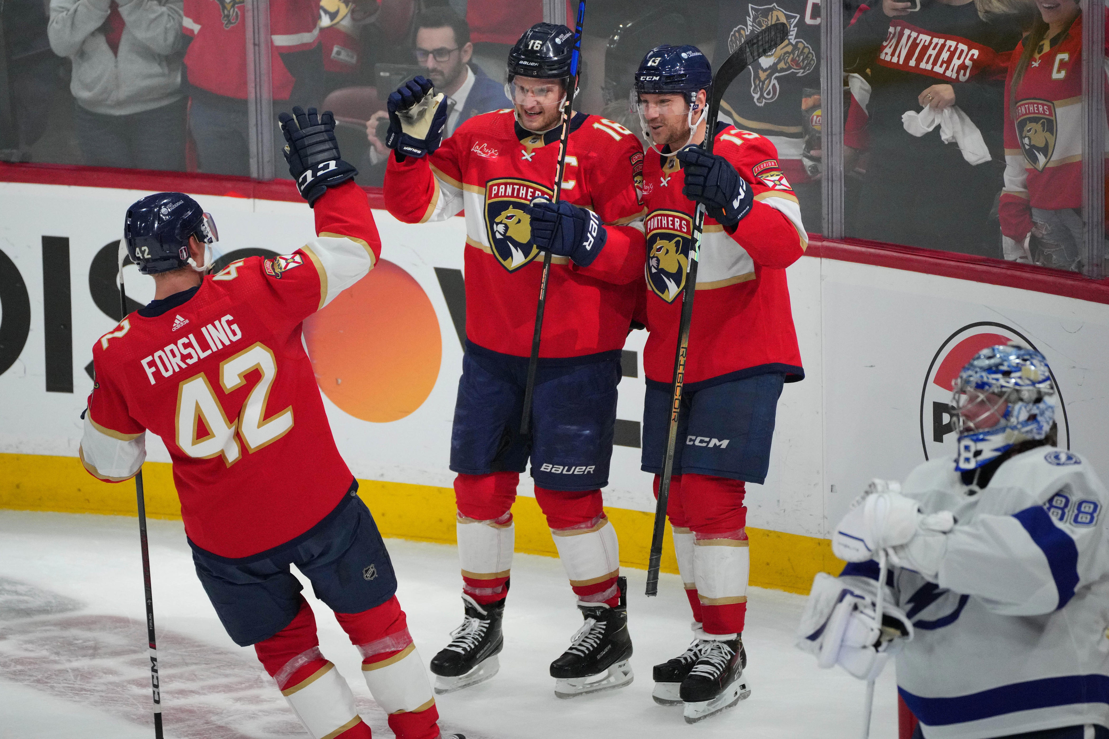 panthers claim battle of florida, oust lightning from nhl playoffs in first round