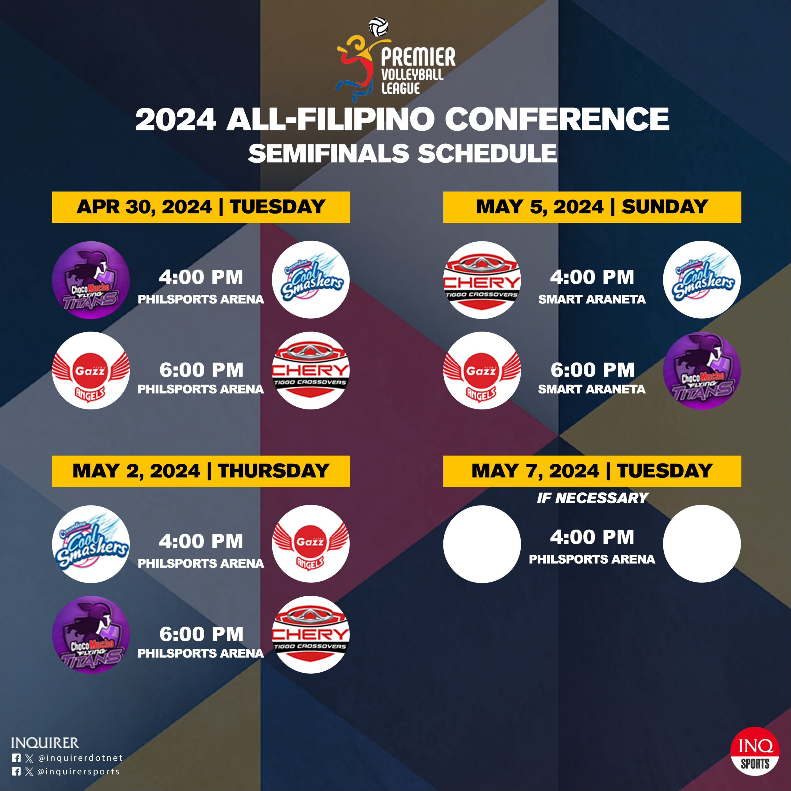 schedule: pvl all-filipino conference semifinals 2024
