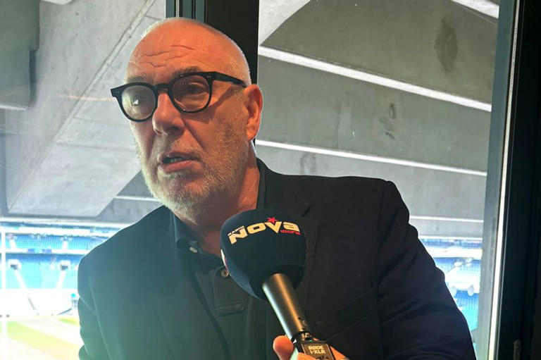 Music promoter Peter Aiken speaking to members of the media at Croke Park, Dublin, where he revealed that Bruce Springsteen will have performed to one million fans in Ireland after he wraps up the Irish leg of his tour next month.