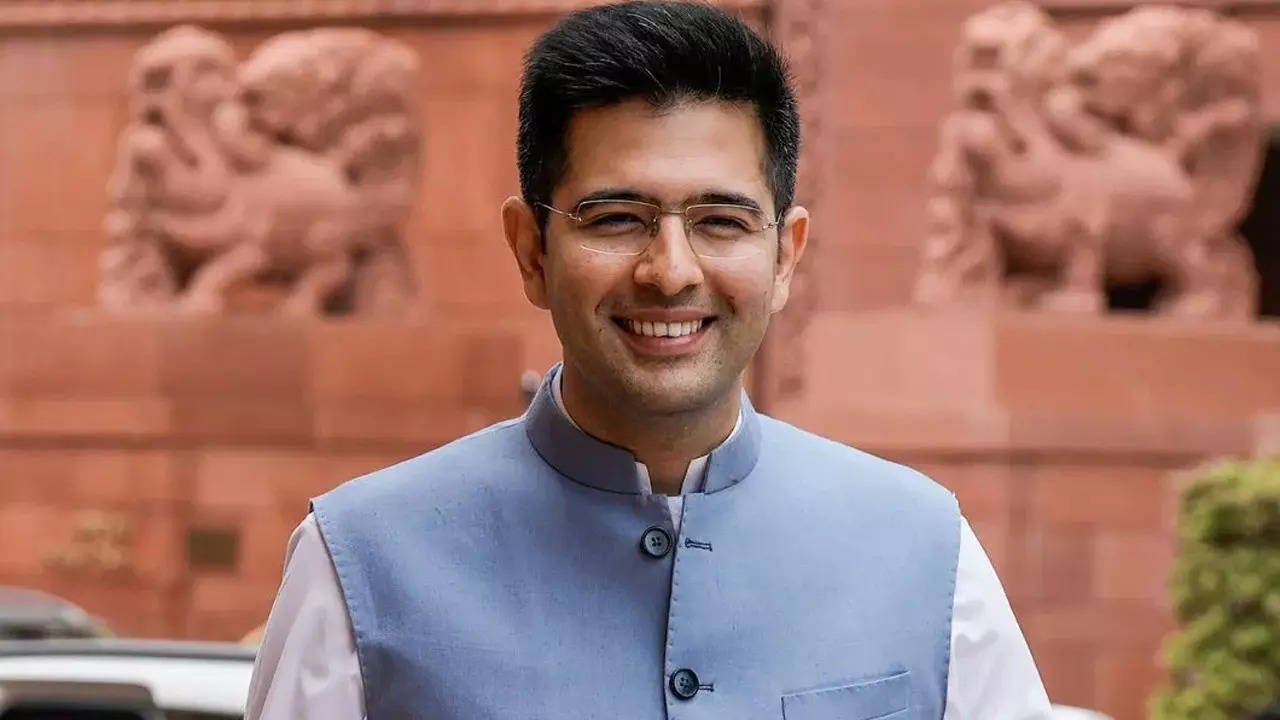 'raghav chadha might have lost eyesight': aap minister shares update