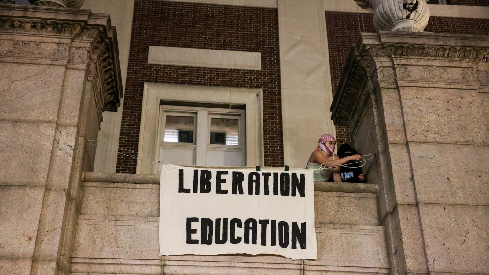 College protests live updates: Columbia protesters occupy campus hall