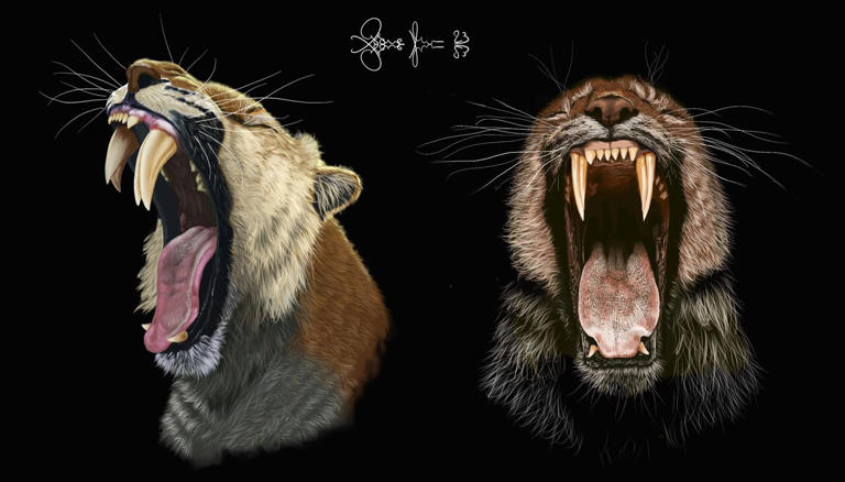 Evidence suggests saber-toothed cats held onto their baby teeth to ...