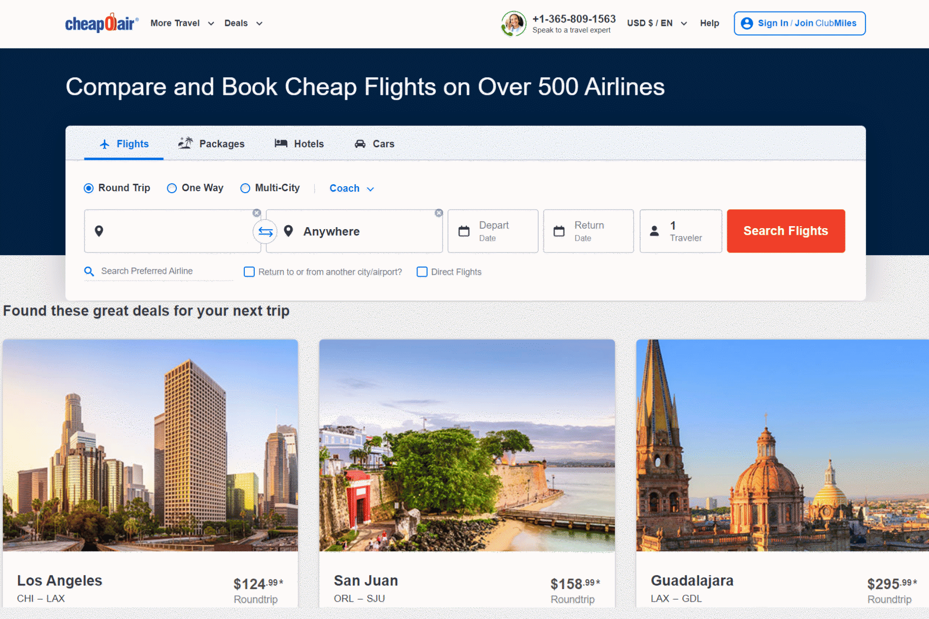 <p>Need to book a flight on short notice? <a href="https://www.cheapoair.ca/booknow/flights/discount-airfares?fpaffiliate=coaca-en-google-d-brand&fpsub=Brand-1-CheapOair&utm_campaign=Brand-1-Search&utm_term=cheapoair&utm_source=%7Bgoogle%7D&utm_medium=%7Bcpc%7D&device=c&fpprice=&utm_campaignID=20418609337&utm_adgroupID=153493345122&refid=&gad_source=1&gclid=CjwKCAjwoPOwBhAeEiwAJuXRh-vU0PMMmzf7yIkCBQHN_oEMXXavxdUZK5tT0Nu9SEzbj78pKaY9UBoCWT4QAvD_BwE">CheapOair</a> is <a href="https://www.frommers.com/slideshows/848046-the-10-best-and-worst-airfare-search-sites-for-2024">the reigning king</a> of last-minute airfares. It has handy date-picker calendars so you can easily see which day is cheapest to fly. It also includes options to book flights into nearby airports which may be cheaper. You can also call the company’s customer service line for phone-only deals. Perhaps ironically, reviews suggest it might not be the best place to go for advance bookings. </p>