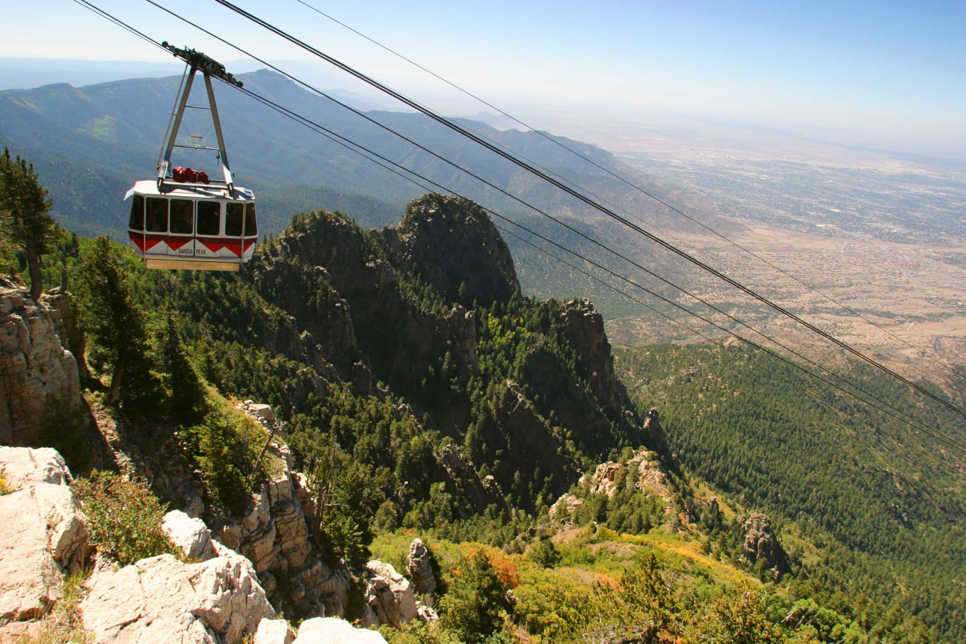 <p>If hiking isn't your thing, no worries. Sandia Peak Tramway adjacent to Albuquerque stretches from the northeast edge of the city to Sandia Peak on the ridge line of the Sandia Mountains. This is one of the world's longest passenger aerial tramways, and the longest in the Americas.</p>