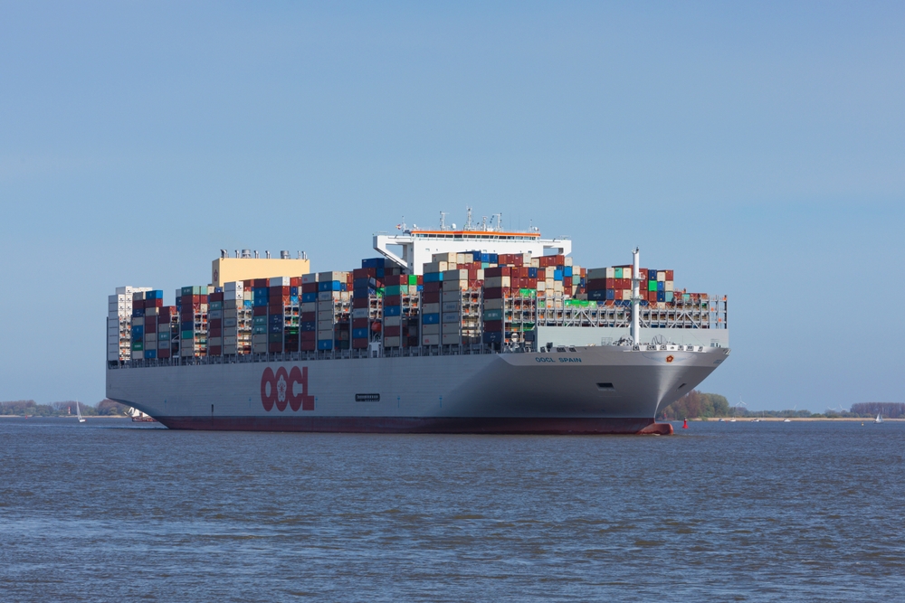 <p>The OOCL is one of the few ships in the world with a carrying capacity of over 24,000 TEU (twenty-foot equivalent units or standard shipping containers), giving it a significant presence in the shipping world.</p>