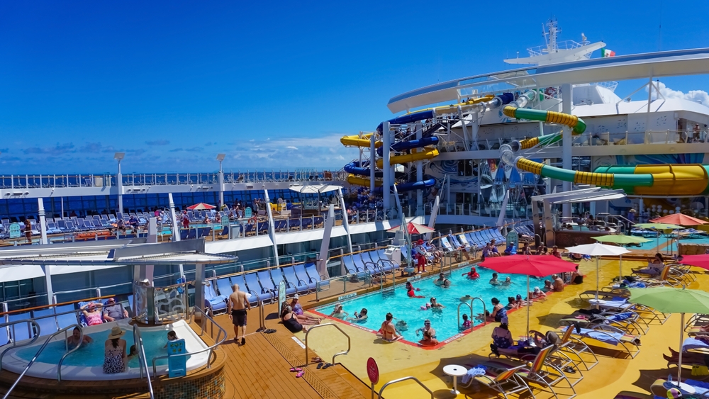<p>The Symphony of the Seas boats an array of luxury amenities, such as spas, gardens, several pools and waterslides, an amusement park, playgrounds, theaters, and so much more.</p>