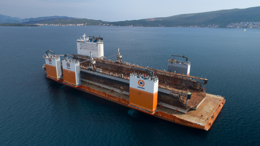 <p>The ship has a flat, bow-less deck measuring 70 by 275 m (230 by 902 ft), allowing cargo longer and wider than the deck. Her deck is 70% larger than the MV Blue Marlin, the third-largest heavy-lift ship.</p>  <p>She can lift and transport cargoes up to 110,000 tons.</p>