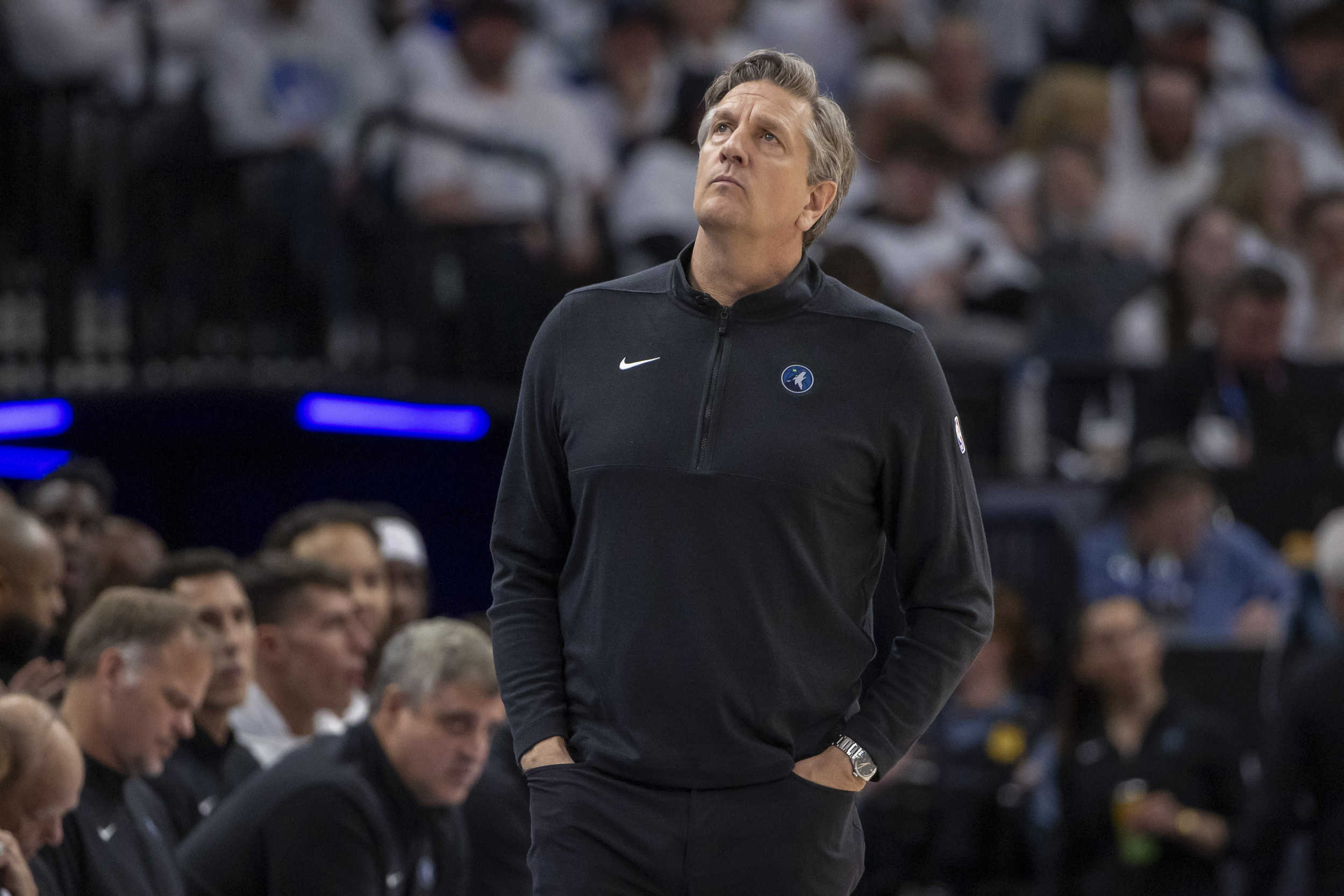 timberwolves coach chris finch to undergo surgery after sideline collision