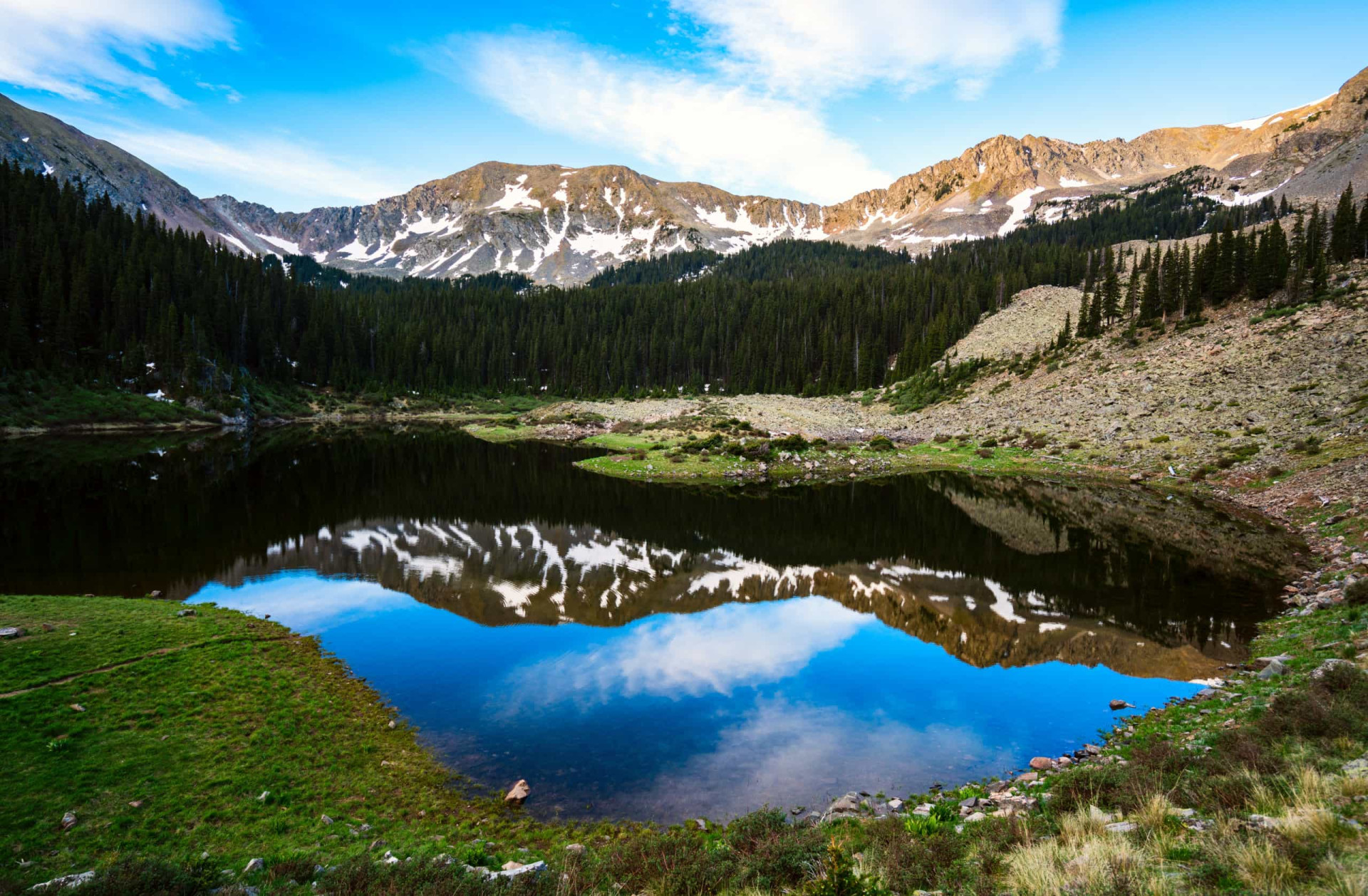<p>New Mexico is one of the Mountain States of the southern Rocky Mountains. As such, it's a favored destination for hiking enthusiasts. The Wheeler Peak Wilderness is ideal walking territory, not least because it features the state's highest point, Wheeler Peak, which summits at 4,011 m (13,161 ft). Pictured is the mirror-like Williams Lake, a local beauty spot.</p><p>You may also like:<a href="https://www.starsinsider.com/n/388575?utm_source=msn.com&utm_medium=display&utm_campaign=referral_description&utm_content=487164v6en-en"> Trust issues: crazy celebrity prenups</a></p>