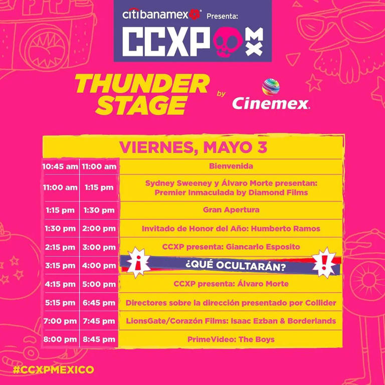 CCXP México 2024 Fechas, horarios, precios y todo lo que debes saber