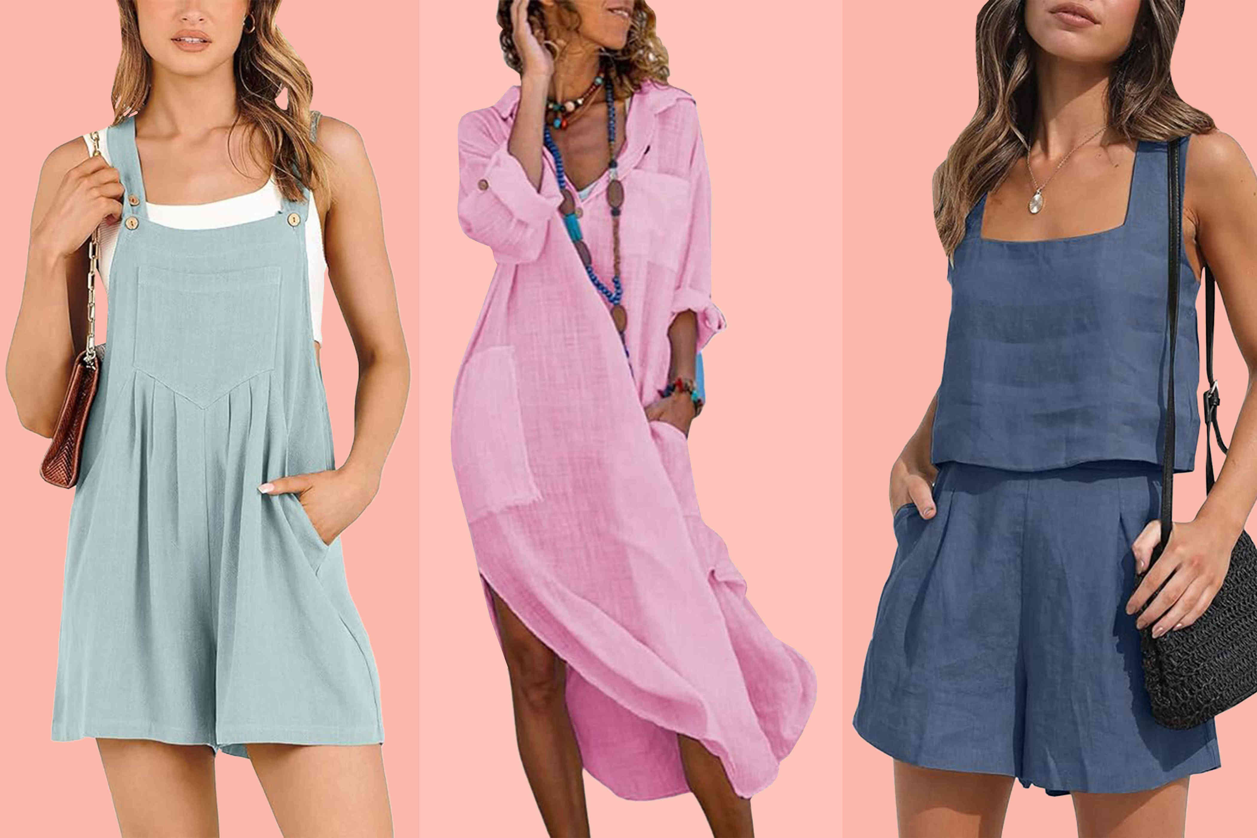amazon, 10 lightweight and flowy linen pieces you need in your wardrobe this summer—all under $30 on amazon