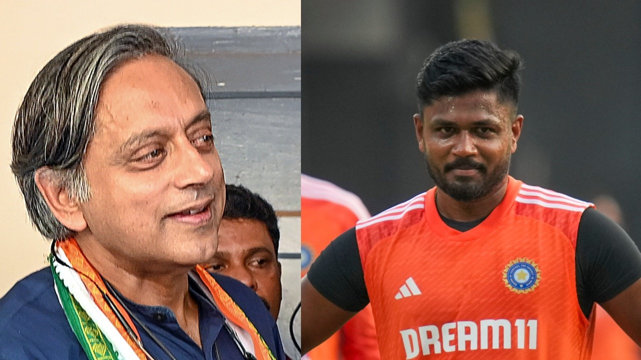 shashi tharoor delighted as sanju samson named in ‘excellent' india t20 world cup squad