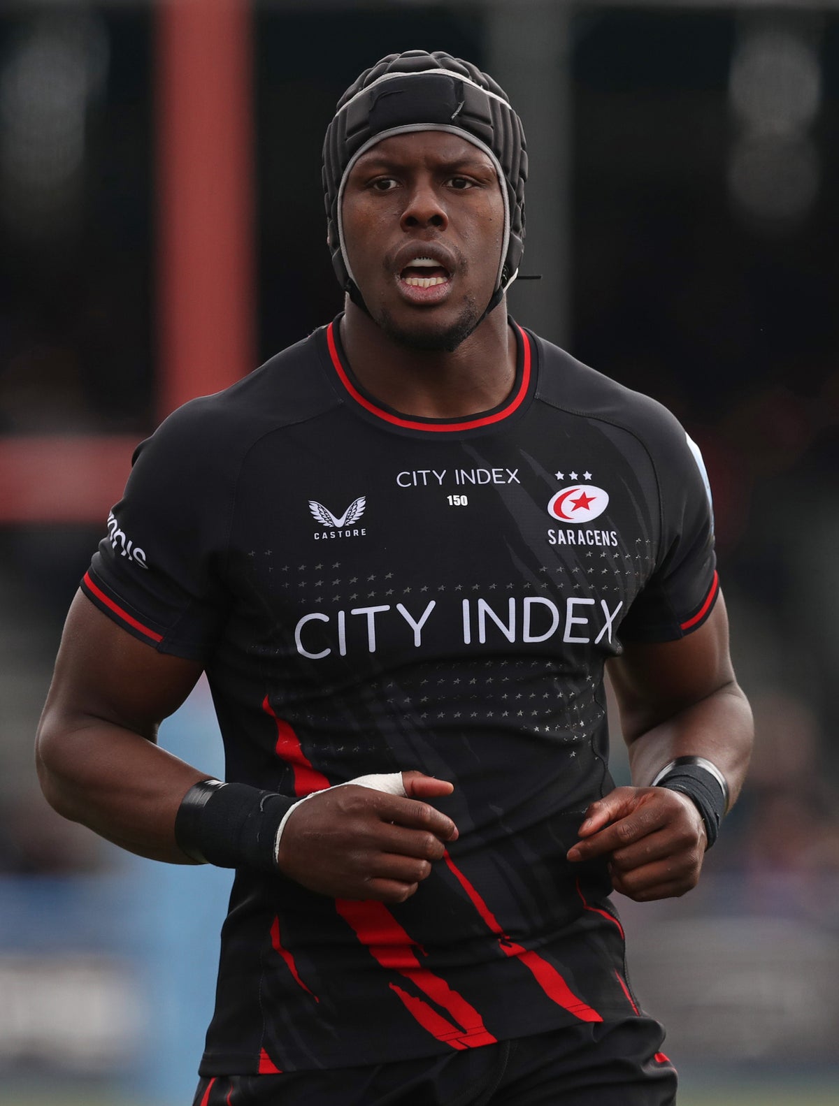 saracens face maro itoje ban threat after england lock cited for high tackle