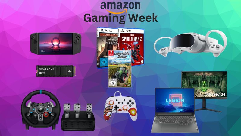 amazon, amazon gaming week: neue games wie “spider-man 2“, laptops, handhelds und mehr zu bestpreisen