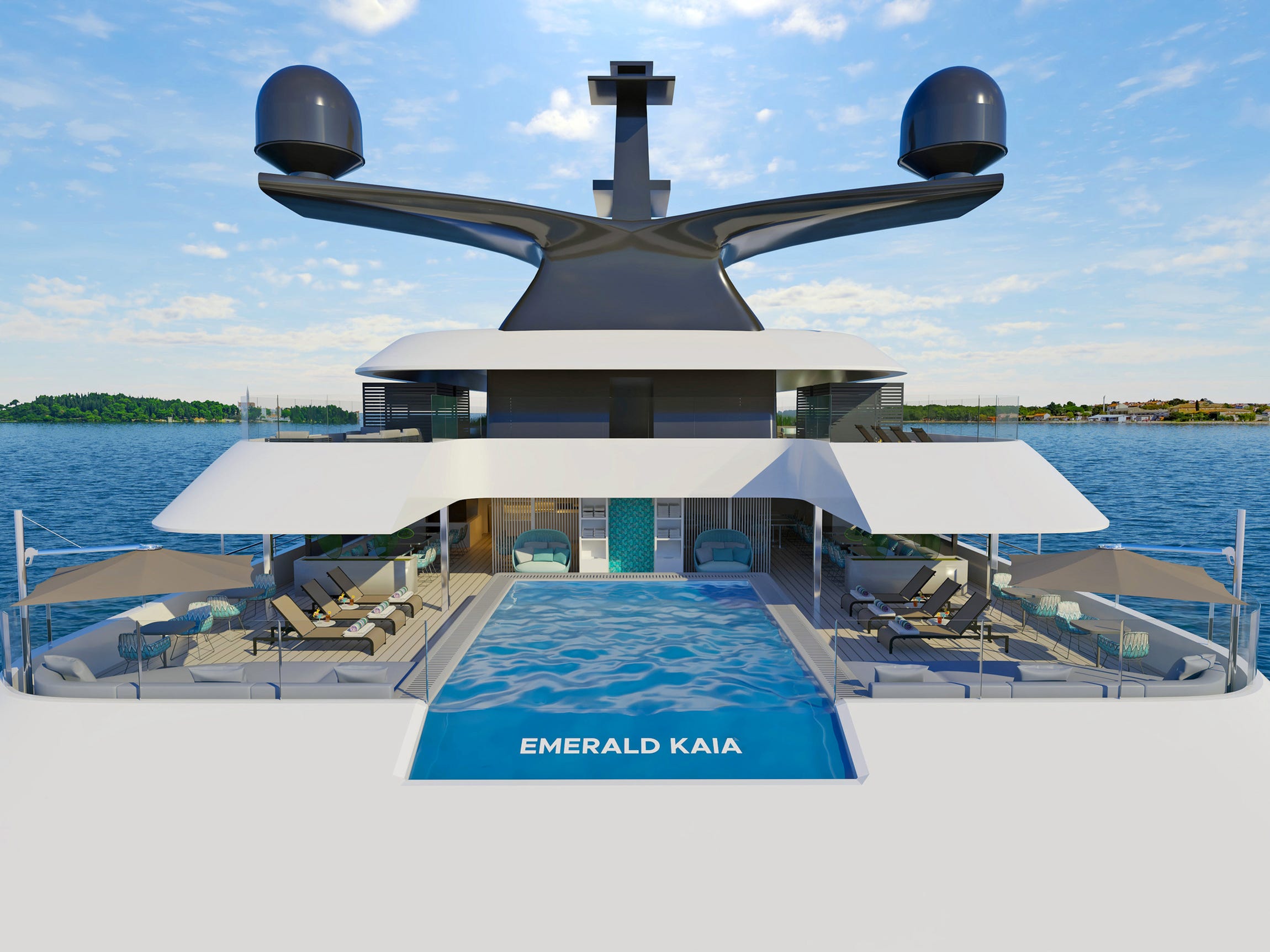 <p><span>The top deck would also have a cabana and bar-lined pool, one of three swimming holes on the ship.</span></p>