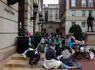 Pro-Palestinian protesters occupy building at Columbia University<br><br>