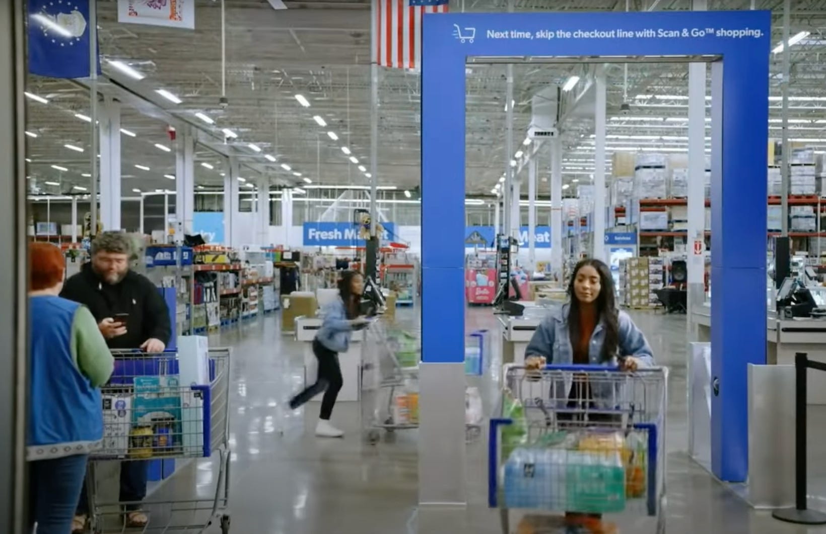 amazon, microsoft, sam's club says getting rid of physical receipt checks at the door has been a big success