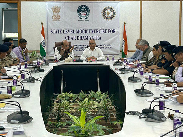 Successful Tabletop exercise conducted by NDMA in Dehradun. (Photo/ANI)