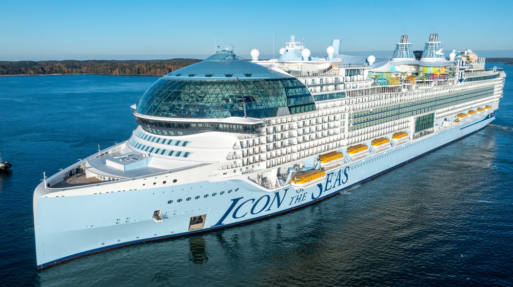 <p>The Icon of the Seas is owned and operated by Royal Caribbean, and is currently the <strong>largest cruise ship in the world. </strong>In fact, it is five times the size of the Titanic. It set out on its maiden voyage in January of 2024—breaking several world records.</p>