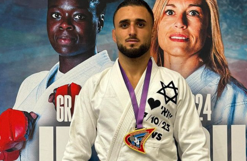 luchador de jiu-jitsu israelí y sobreviviente de nova dedica medalla de oro a amigo caído