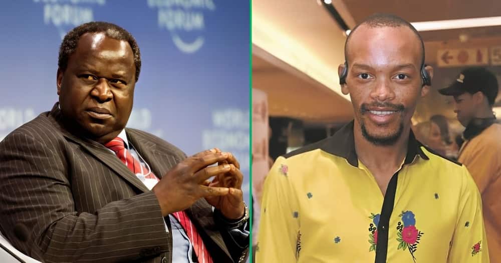 nota baloyi fires shots at former finance minister tito mboweni in a viral post, here's what he said