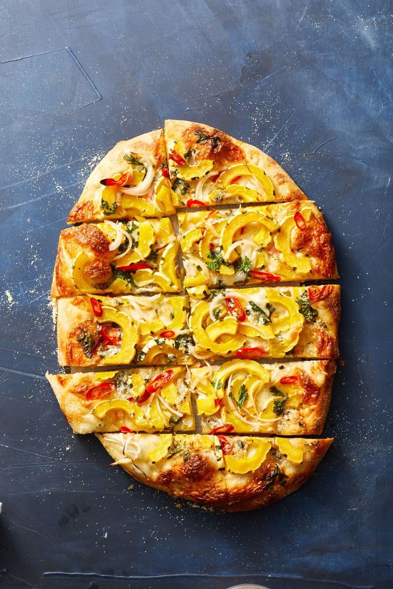 32) Delicata Squash Pizza