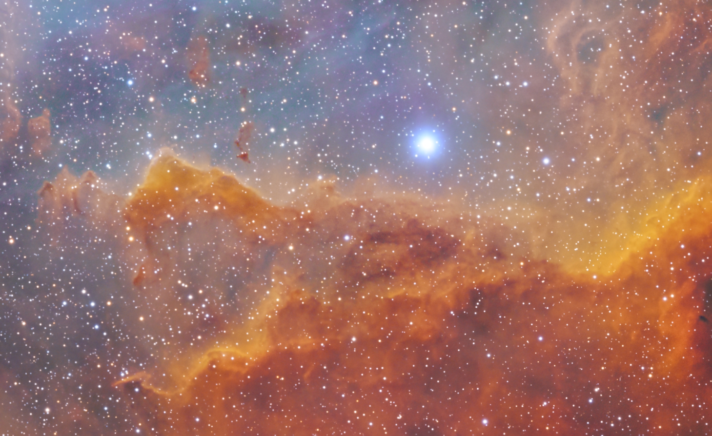 astrophotographer captures the running chicken nebula in impeccable detail