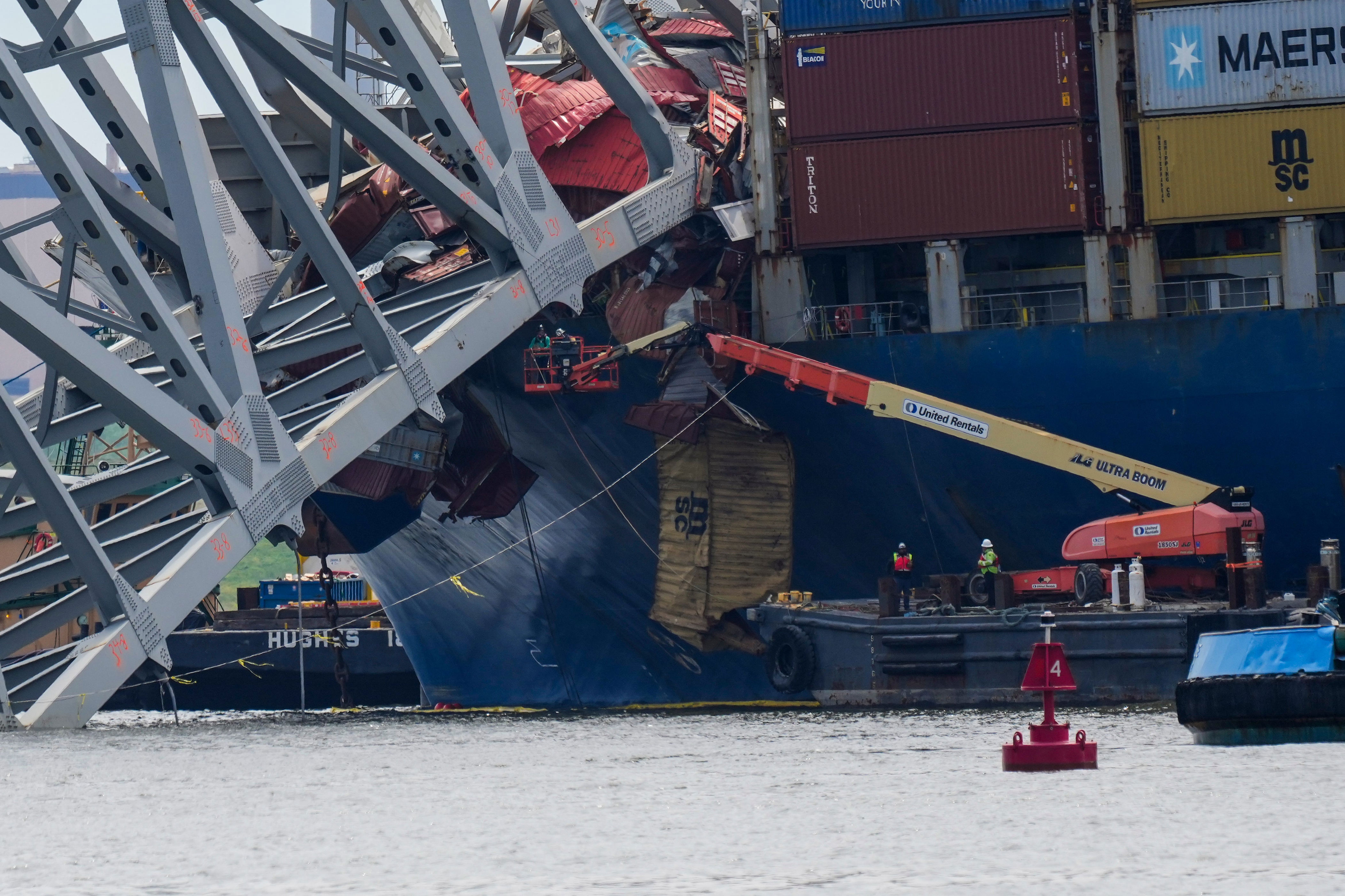 body of fifth baltimore bridge collapse victim is pulled from wreckage 37 days after disaster