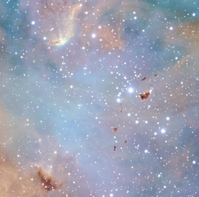 astrophotographer captures the running chicken nebula in impeccable detail