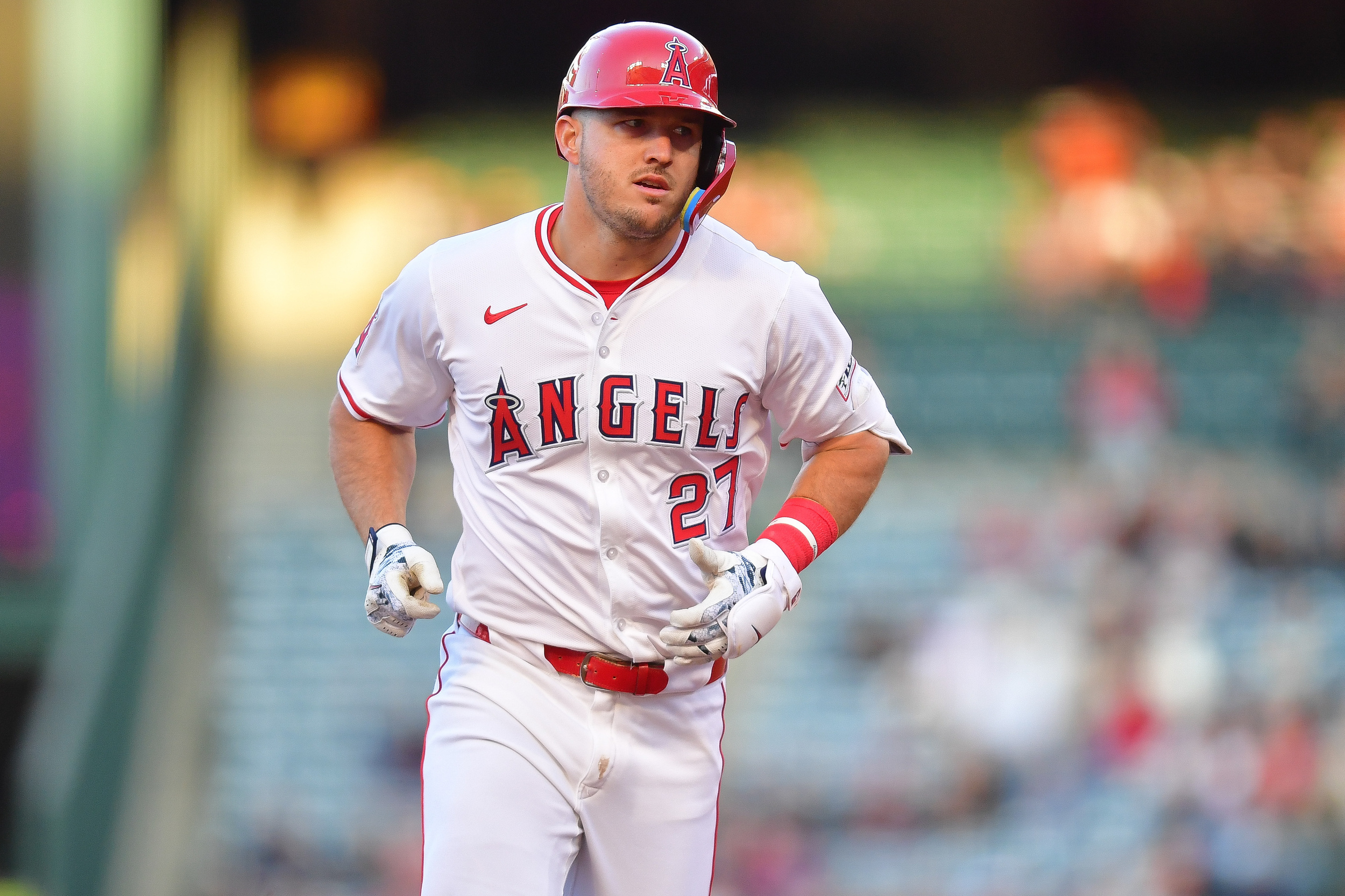 angels' mike trout to undergo knee surgery