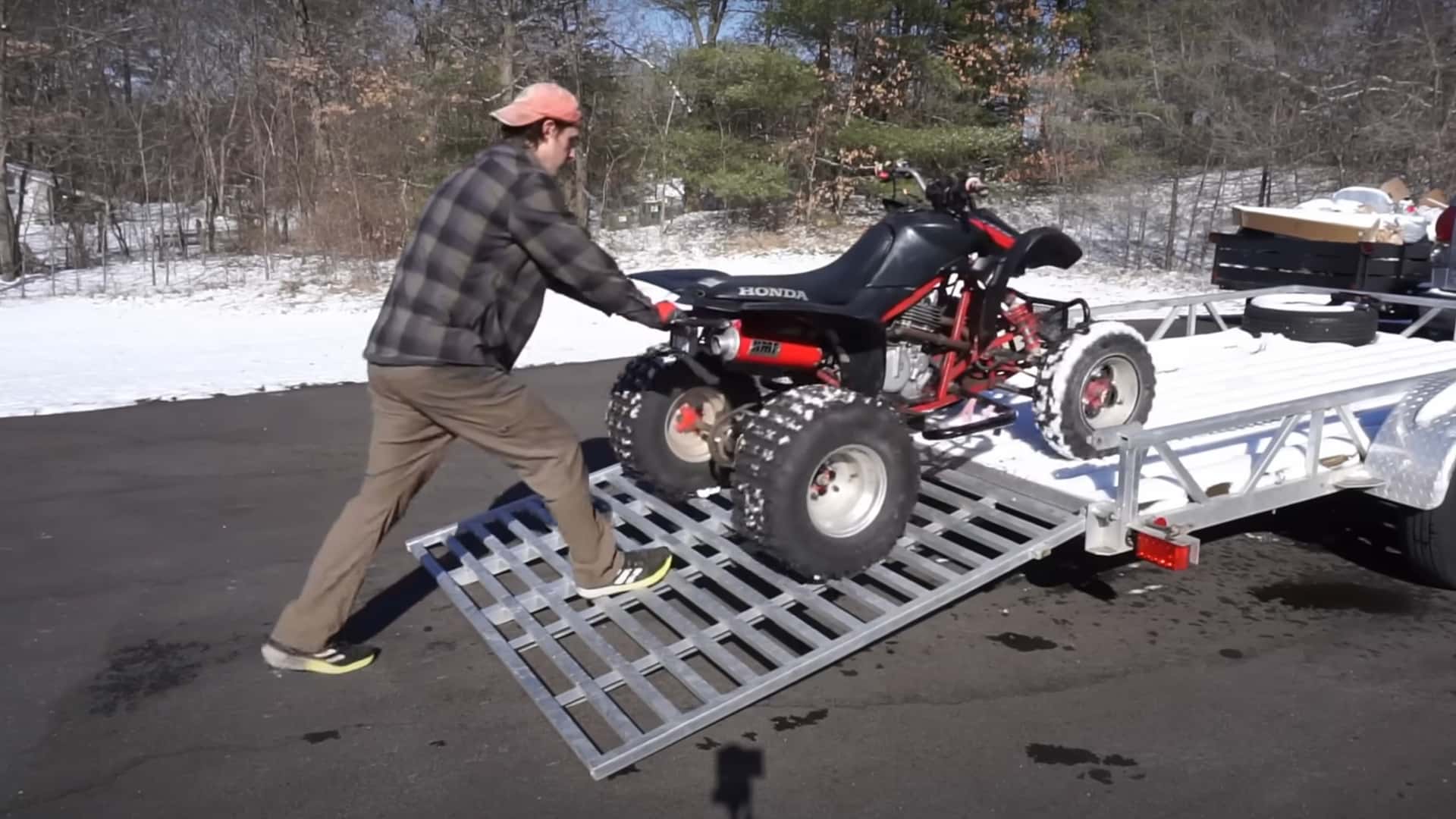 amazon, watch this 1998 honda 300ex quad come back to life after sitting for years