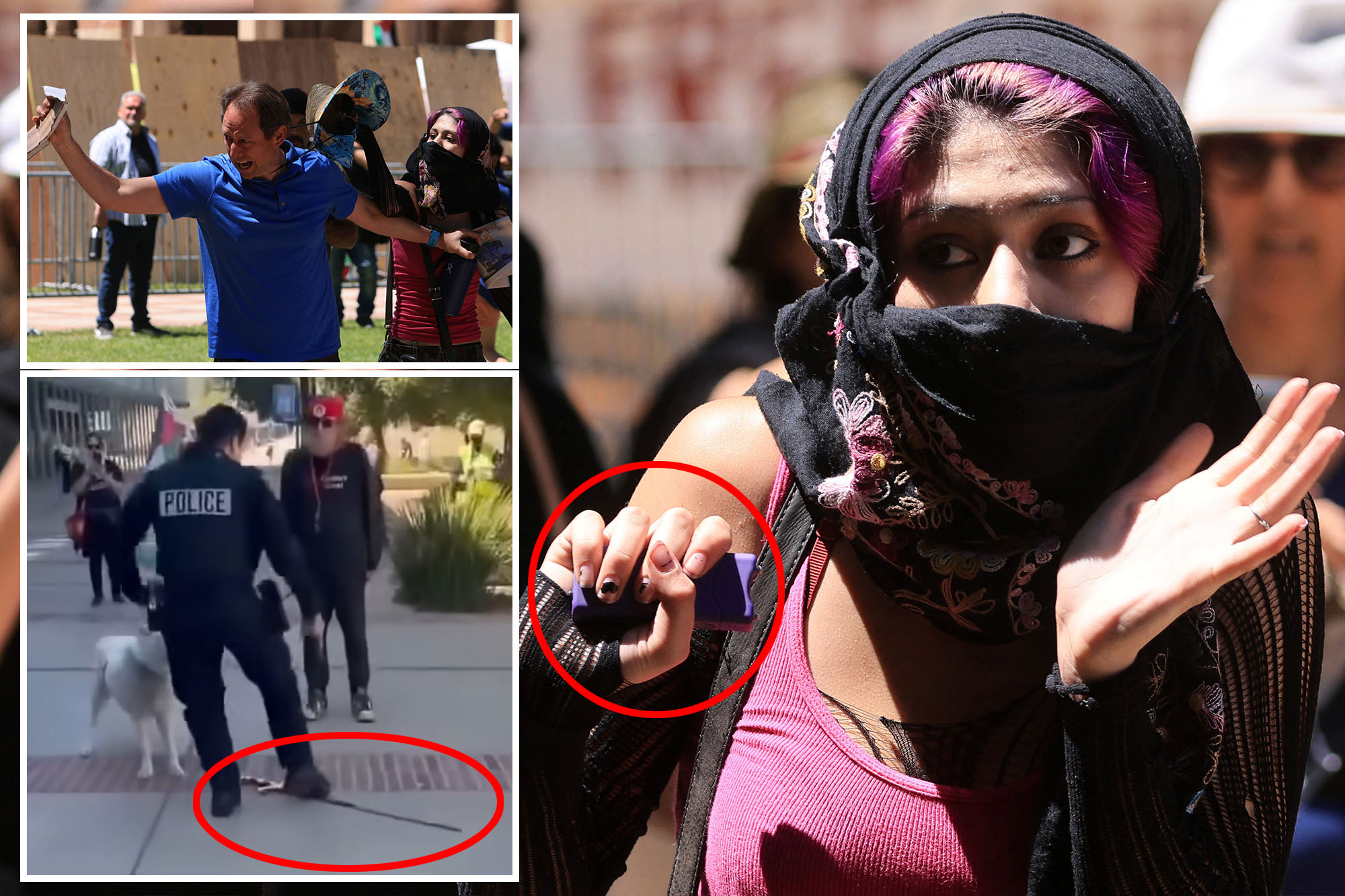 Pro-Israel Protester Attacked, Threatened With Taser At UCLA As Campus ...