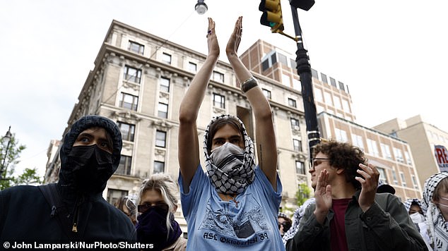 columbia university protesters demand free food and water