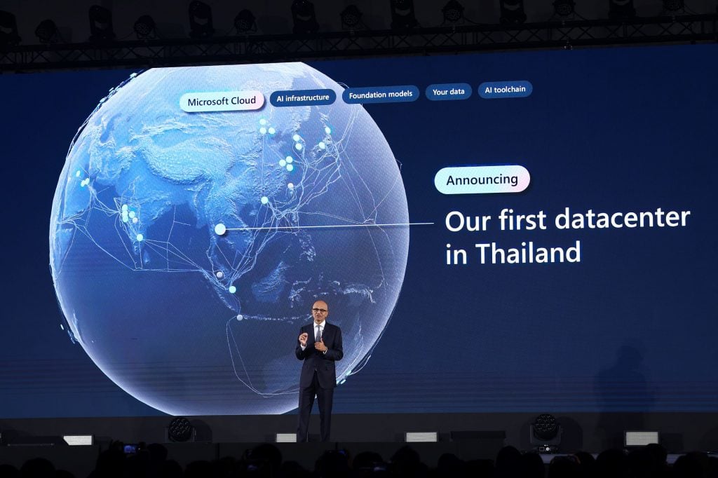 microsoft, “ซีอีโอ ไมโครซอฟท์” ประกาศตั้งดาต้าเซ็นเตอร์ระดับภูมิภาคแห่งแรกในไทย