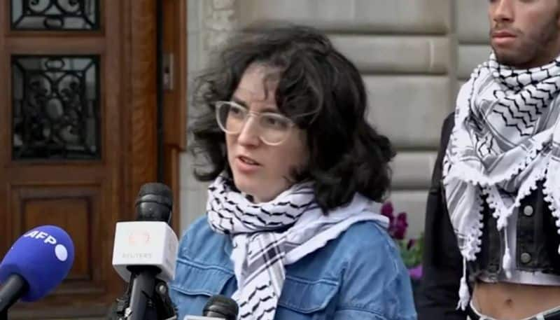 Pro-Palestine Protester At Columbia University Demanding ' Basic ...