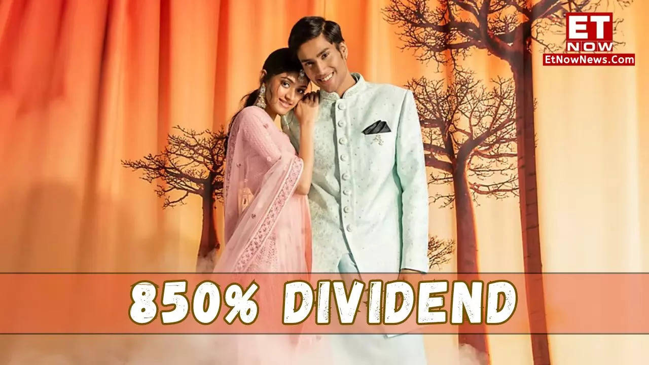 850% dividend payout announced by manyavar owner