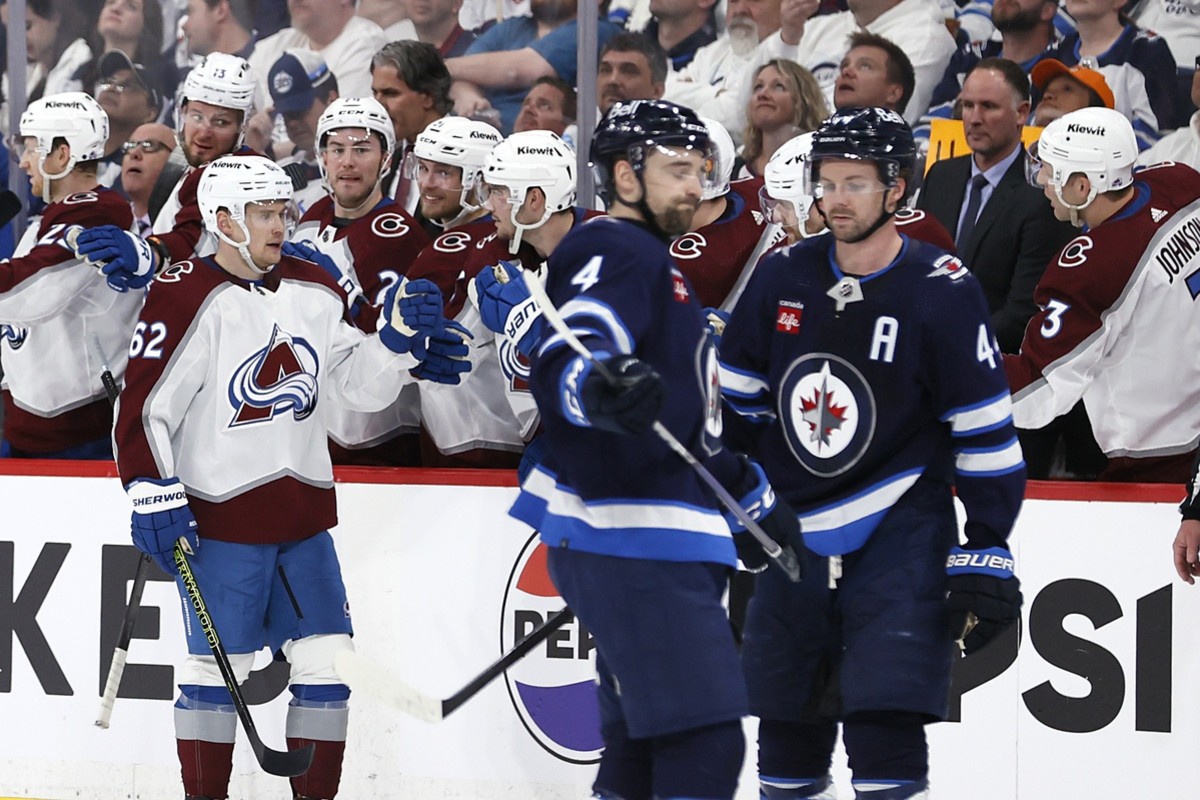 the colorado avalanche beat the winnipeg jets in five games to move on to the next round of the stanley cup playoffs.