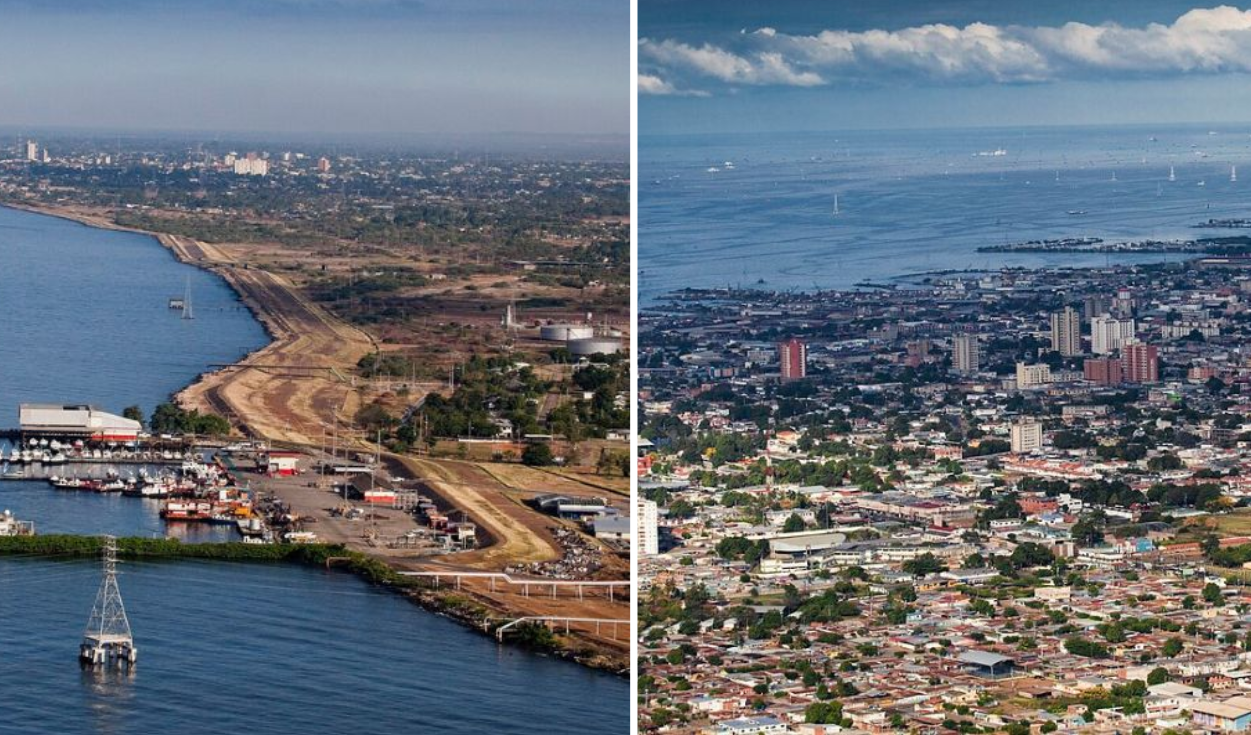 esta es la ciudad más baja de sudamérica: tiene 240.000 habitantes y es una zona petrolera