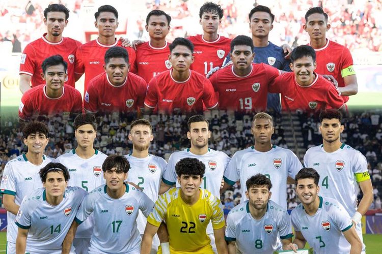 daftar susunan pemain timnas u-23 indonesia vs irak - rafael struick kembali, rizky ridho digantikan oleh...