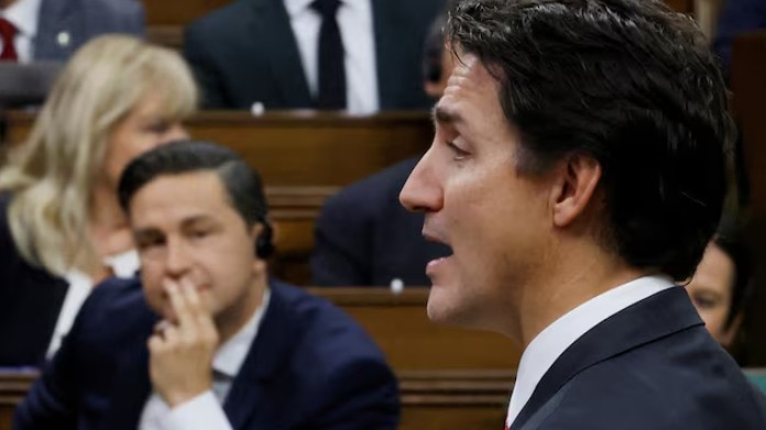 video: canada's opposition leader calls trudeau 'wacko', kicked out of house