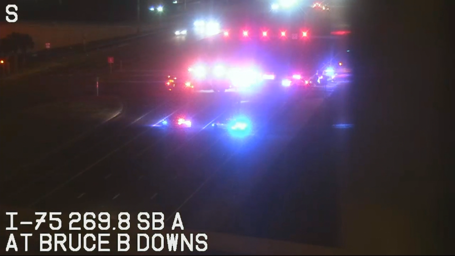 I-75 South Exit Ramp To Bruce B. Downs Boulevard Closed After ...